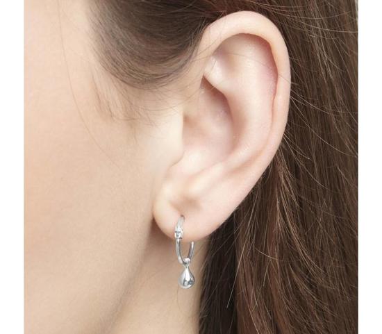 CALM earrings verzilverd