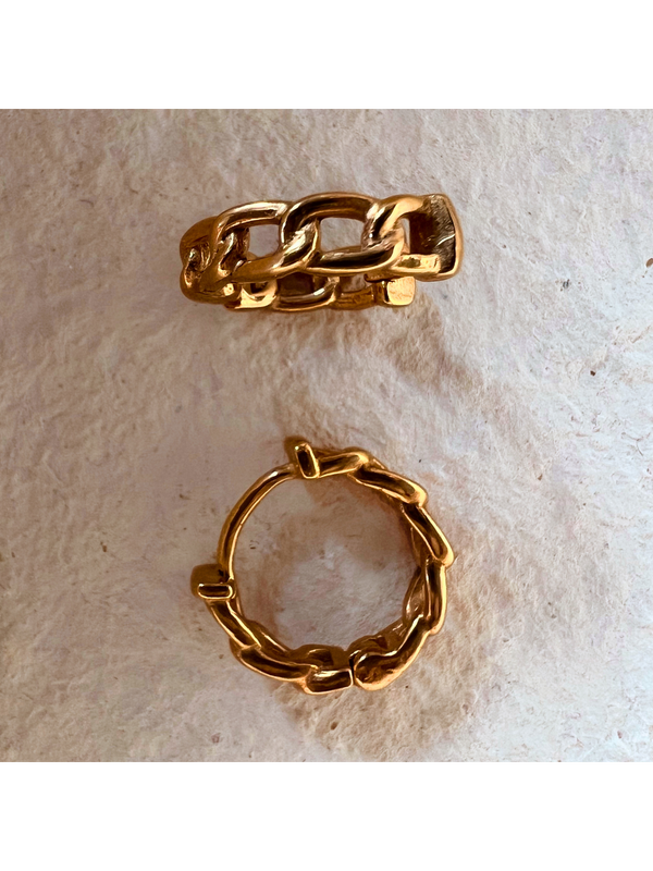 Golden Chain Earrings