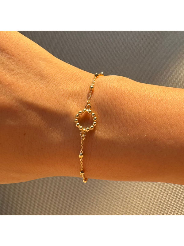 GOLDEN DOT HALO BRACELET