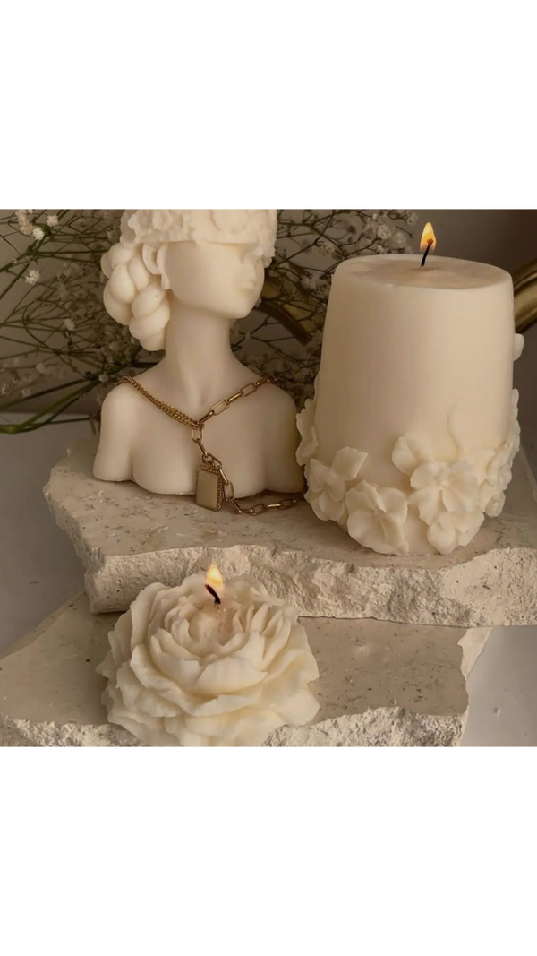 Peony candle