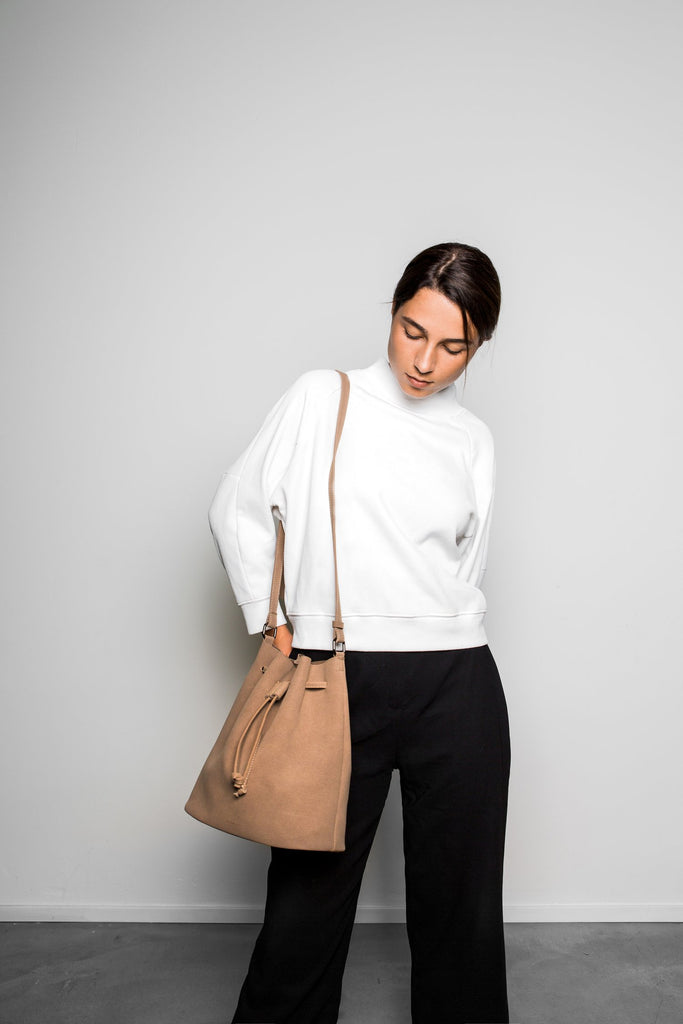 Bucket bag with studs deals
